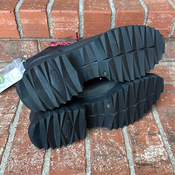 Nurture Whitney Water Resistant Leather Lace-Up Platform Boots Women's Size 8 - Picture 8 of 8